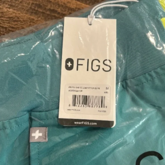 Figs Scrub Pants, Cactus, HW M/Petite - Picture 2 of 2